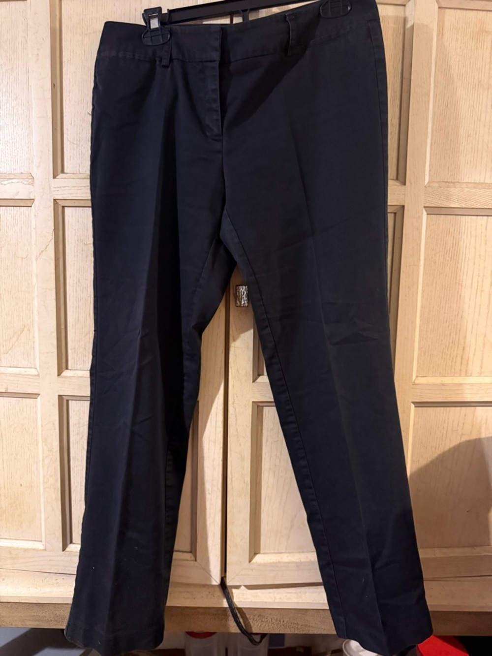 New York & Company Black Straight-Leg Women's Dress Pants